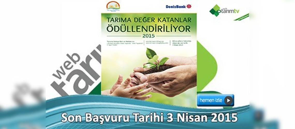 ''Tarıma Değer Katanlar'' yarışması düzenlenecek