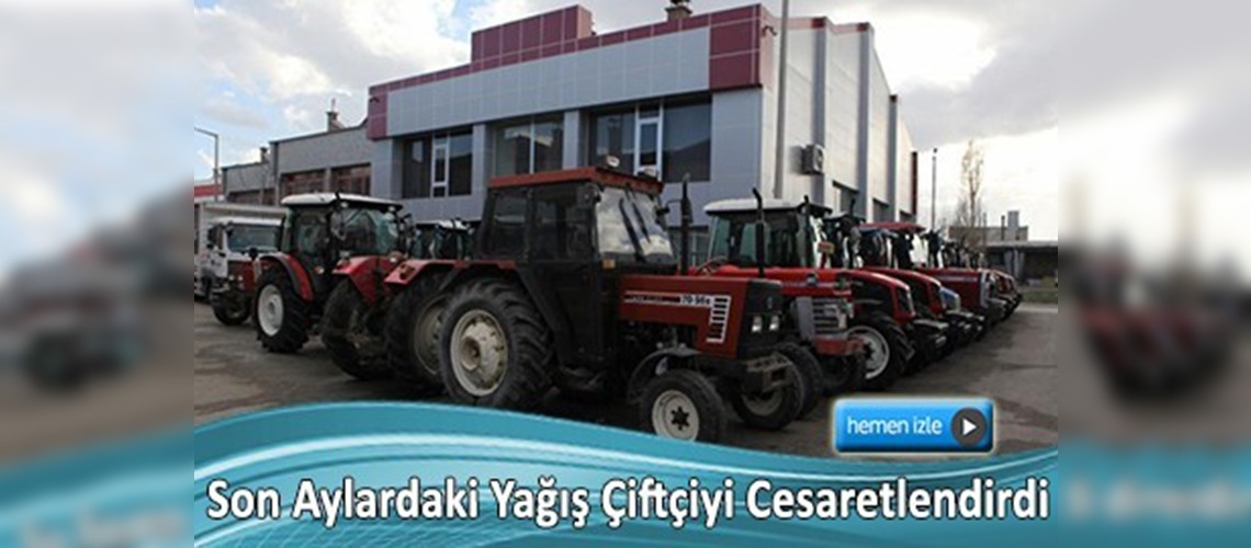 Yağışlar, ikinci el traktör pazarına umut oldu