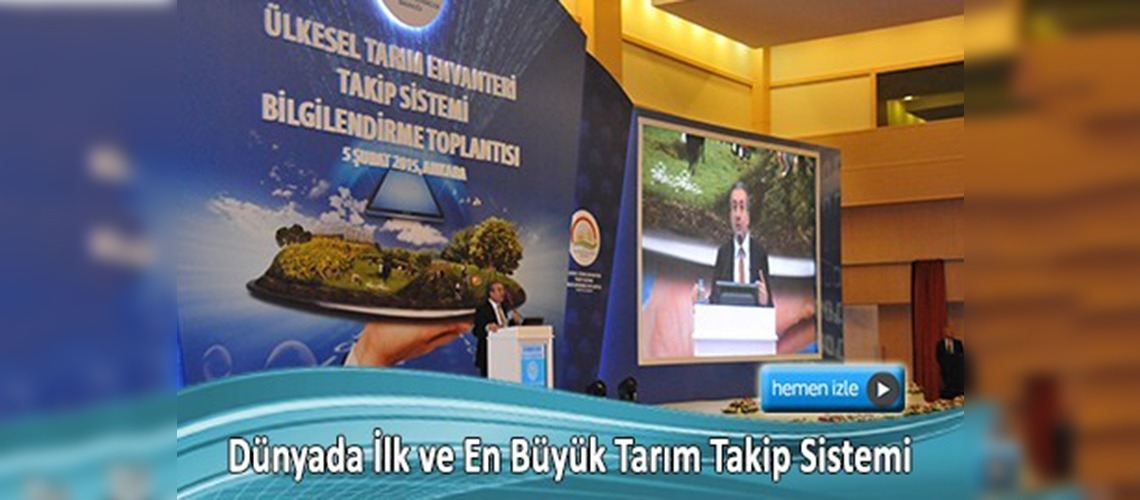 Ülkesel tarım envanteri takip sistemi Ankara'da tanıtıldı