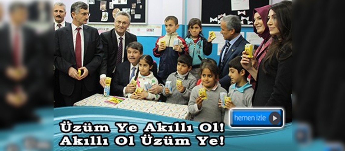 Manisa'da İlköğretim Okullarında Kuru Üzüm Dağıtımına Başlandı