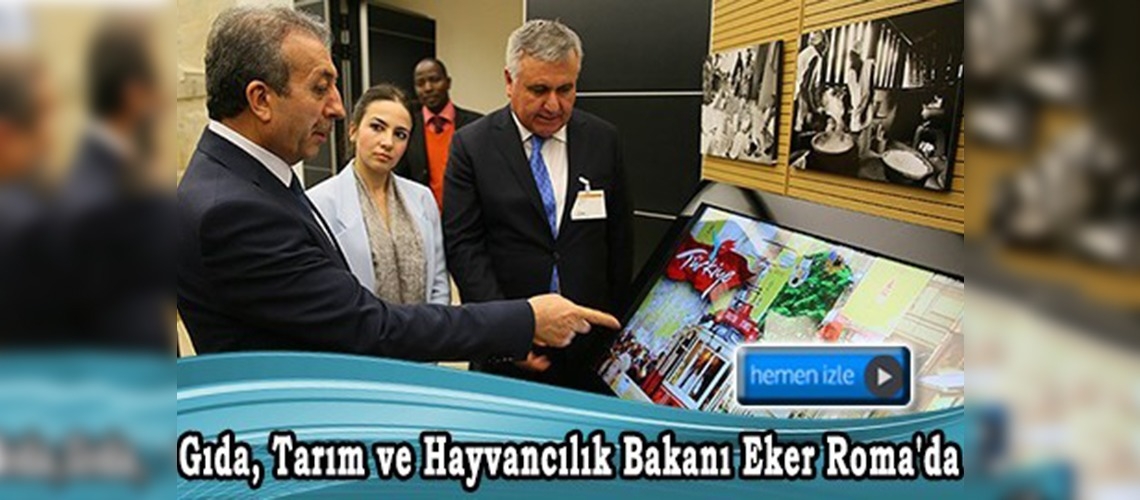 Eker, IFAD Genel Merkezi'ndeki Türk Lobi Salonunu açtı