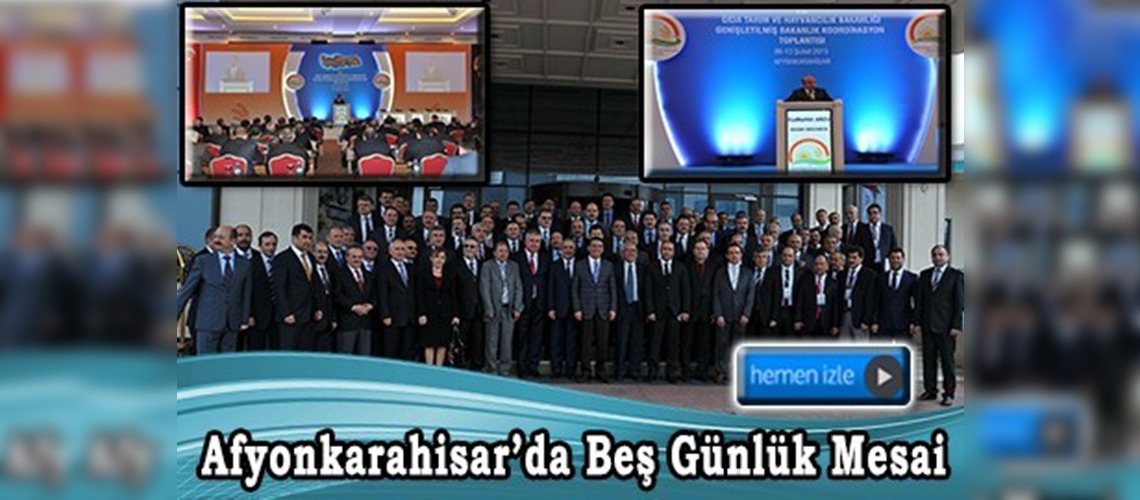 Genişletilmiş Bakanlık Koordinasyon Toplantısı Yapıldı