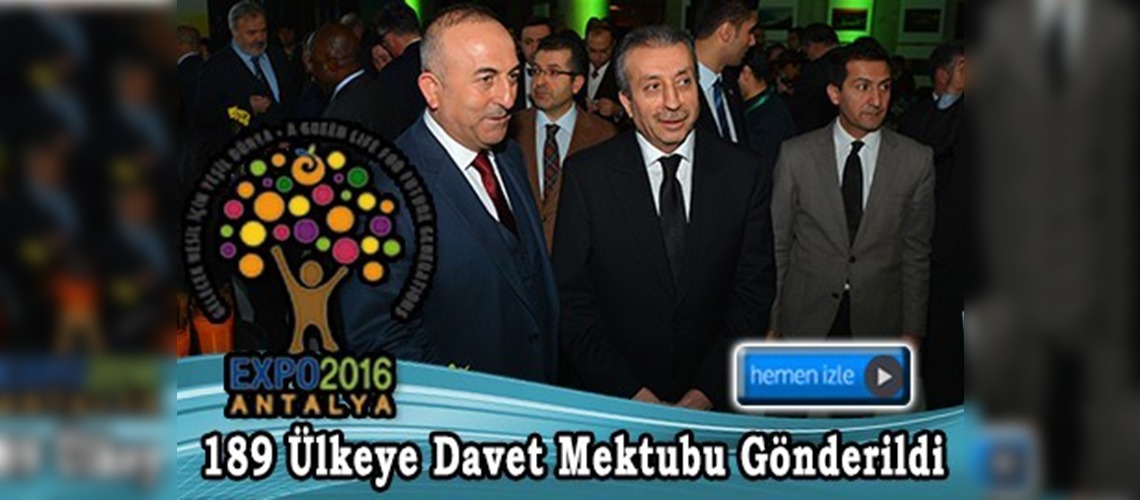 Bakan Eker'den EXPO 2016 daveti