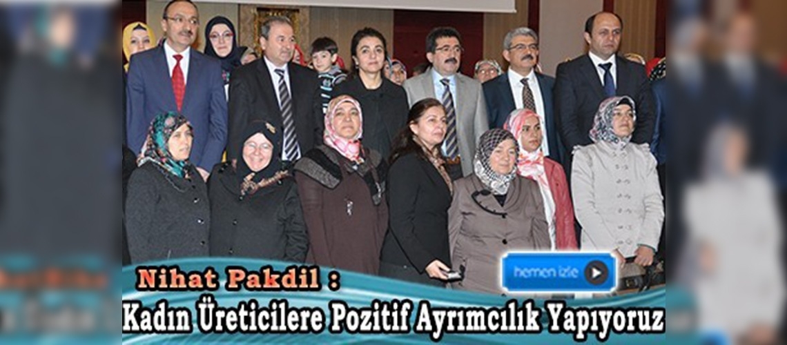 Kadın çiftçilere sertifika verildi