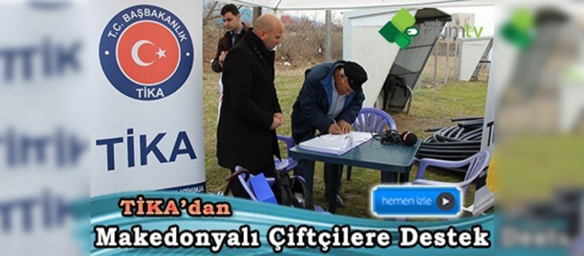 Makedonya'da 60 çiftçiye seracılık yardımı yapıldı