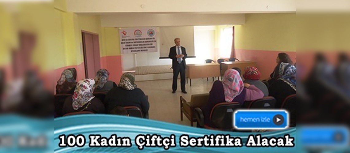 Kadın Çiftçi Eğitimleri Balışeyh'te Başlatıldı