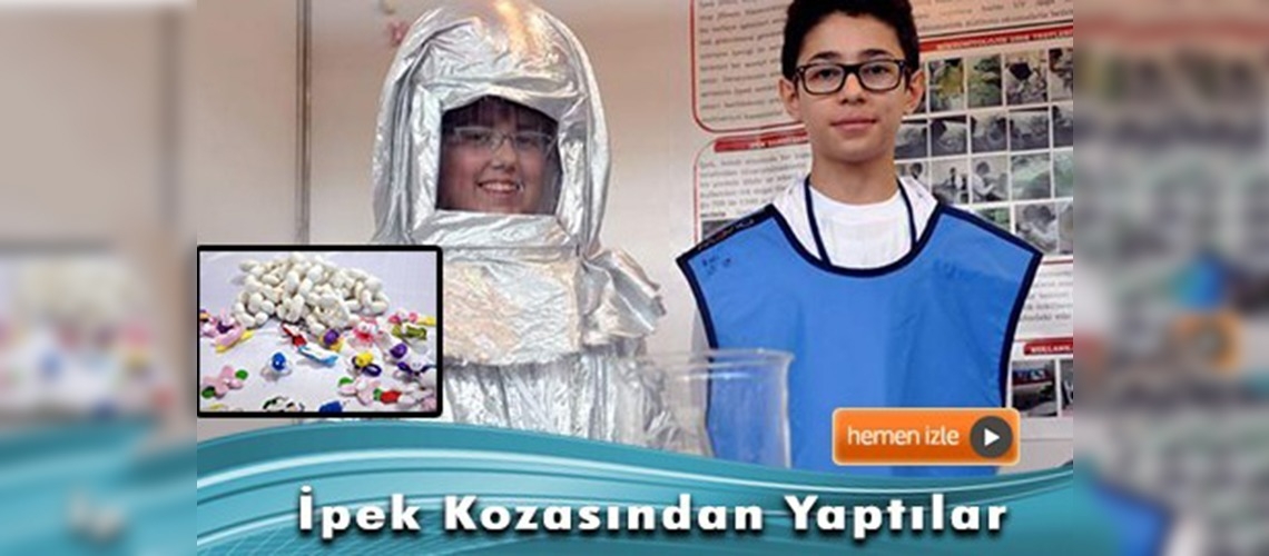 İpek kozasından yara bandı ve astronot kıyafeti