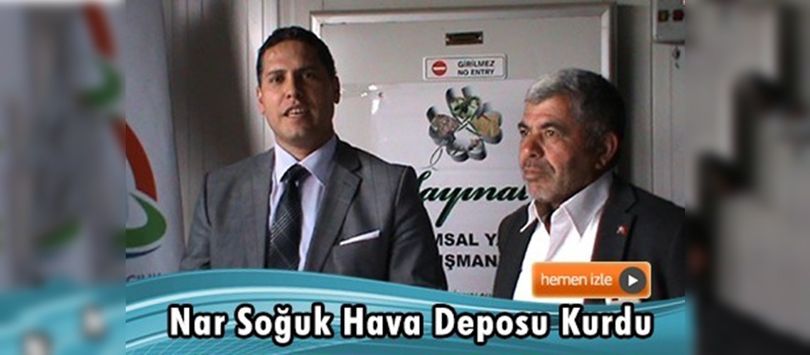 Gaziantepli çiftçiden 60 tonluk soğuk hava deposu 