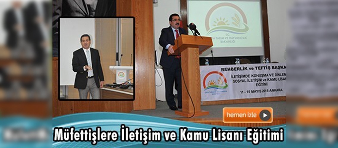 Rehberlik ve Teftiş Başkanlığı'nca hizmet içi eğitim