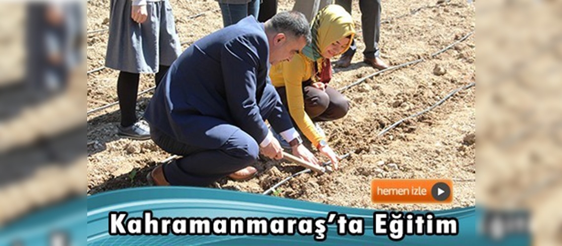 Öğrenciler tarımı hobi bahçesinde uygulamalı öğreniyor