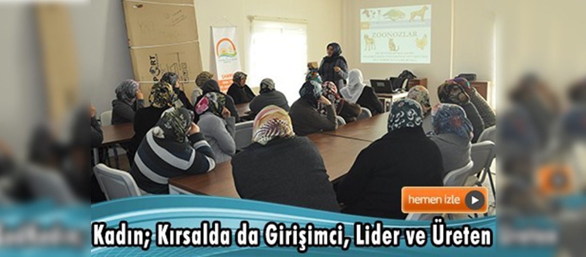 Çankırı'da 130 kadın çiftçiye eğitimler verildi