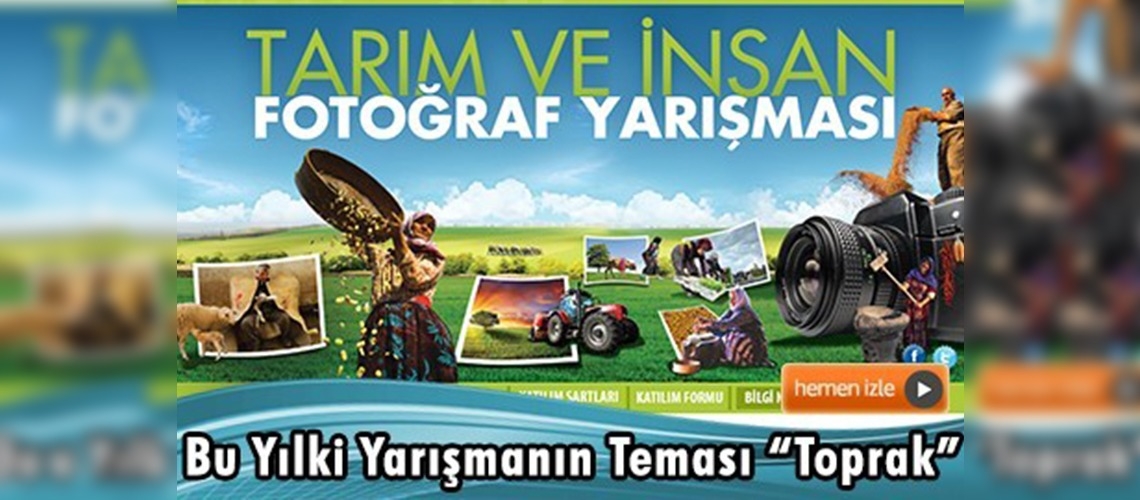 Tarım ve insan fotoğraf yarışması başvuruları başladı