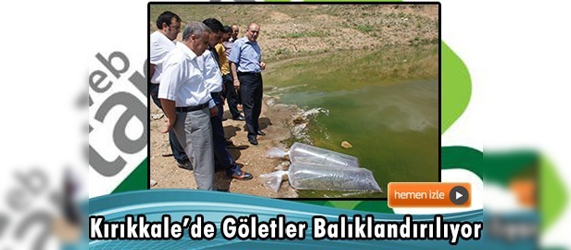 Kırıkkale'de göletleri balıklandırma çalışmaları sürüyor
