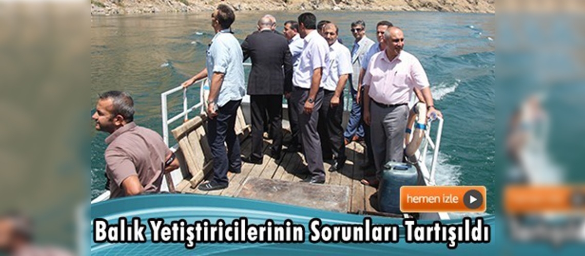 Elazığ'da alabalık yetiştiriciliği 