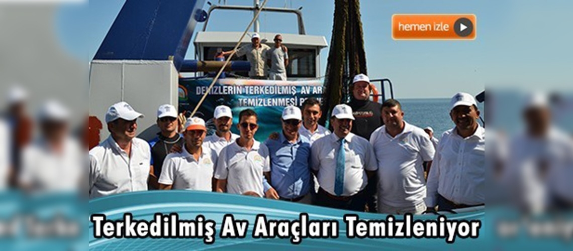 Terkedilmiş av araçlarını temizleme projesi Balıkesir'de