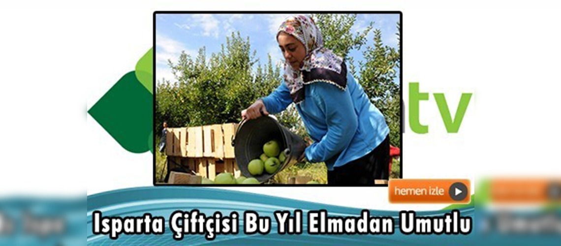 Isparta'da elma hasadı başladı