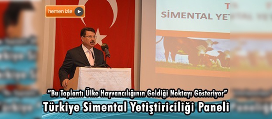 Türkiye Simental Yetiştiriciliği paneli İzmir'de yapıldı