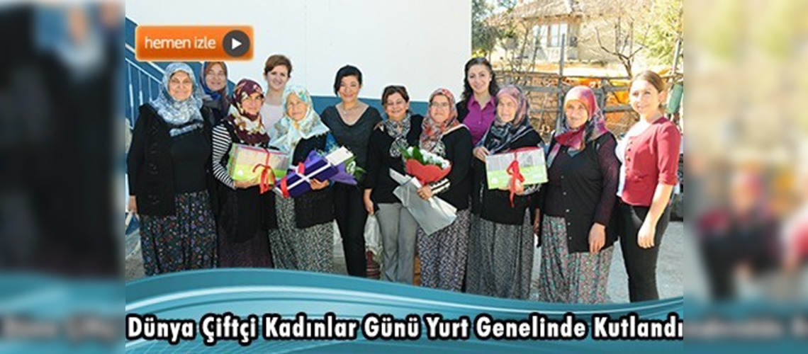 Çiftçi kadınlar unutulmadı