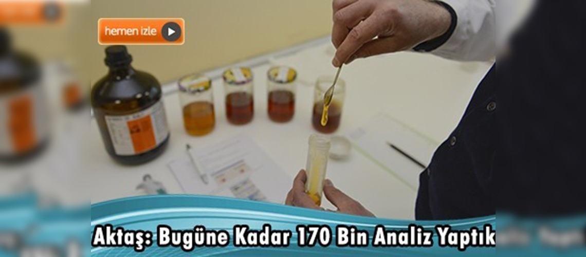 Bu merkezde sahte bal kısa sürede tespit ediliyor