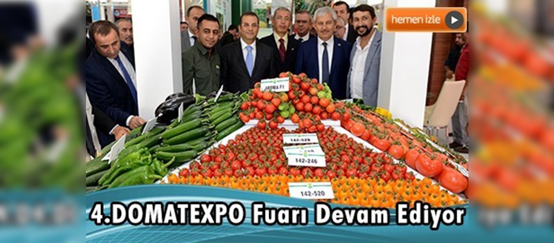Arnavut ve Kosovalı Çiftçiler 4. DOMATEXPO Fuarı'nda 