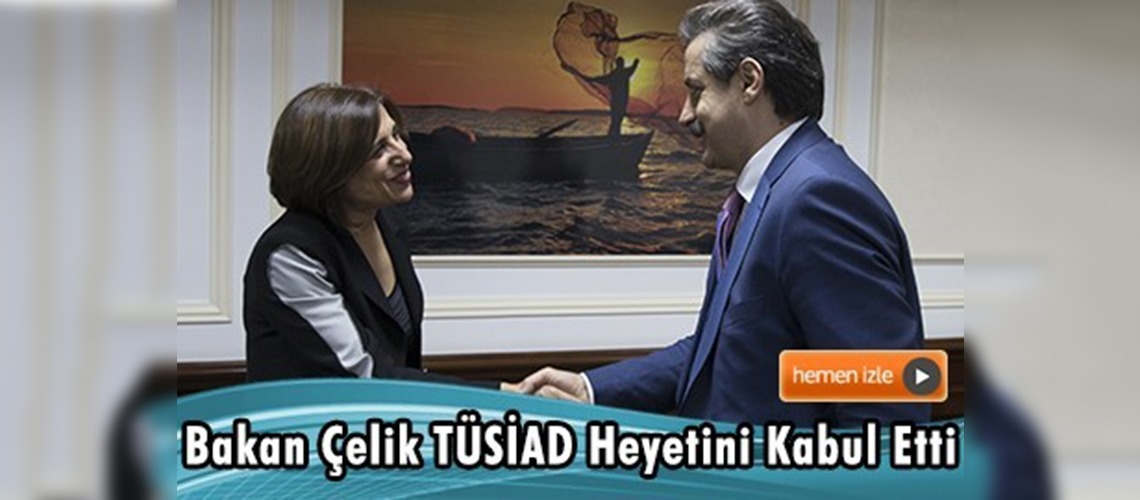 Bakan Çelik TÜSİAD heyetini kabul etti