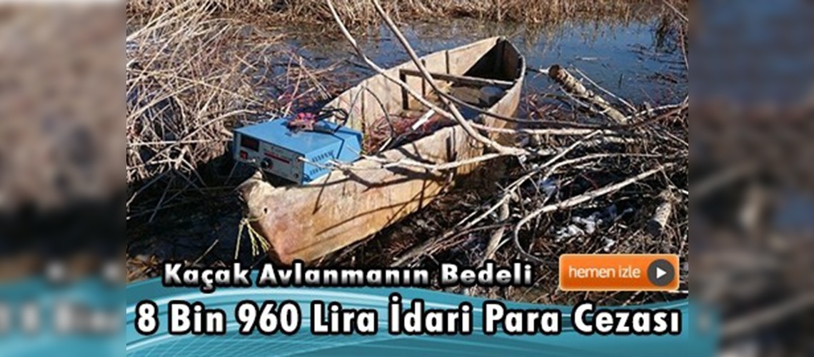 Beyşehir Gölü'nde, suda elektroşokla balık avlayan 2 kişi yakalandı