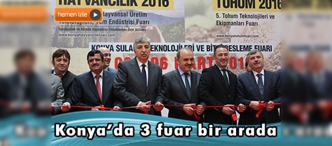 Konya TÜYAP'ta 3 fuar bir arada