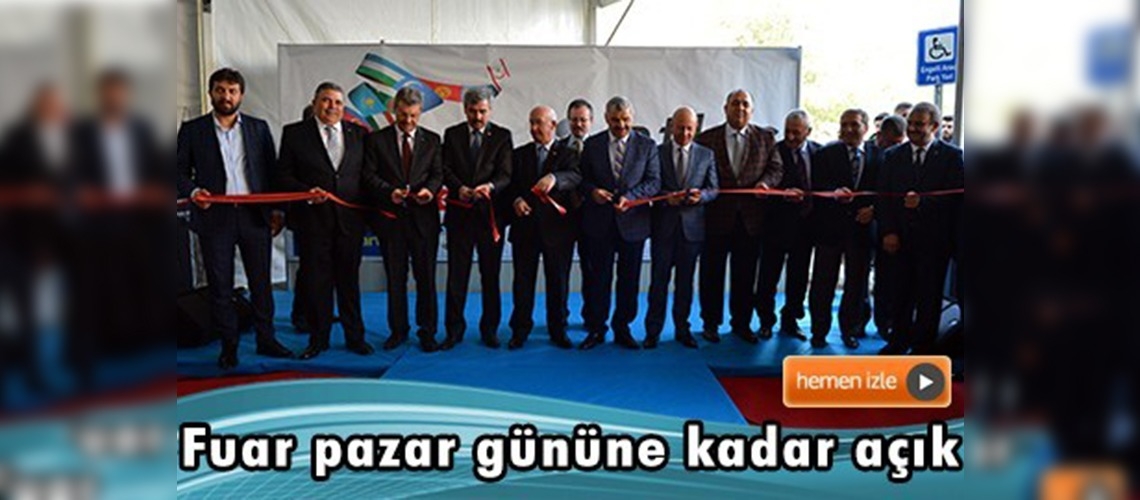 Kayseri'de ''Türk Dünyası ile Akraba Toplulukları Tarım Fuarı''