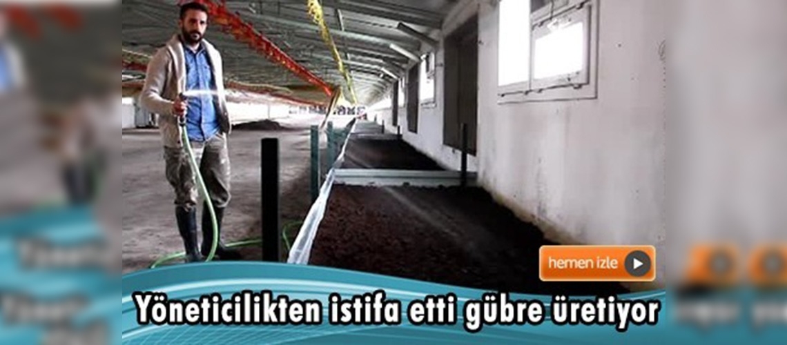 Organik tarım için solucan gübresi 