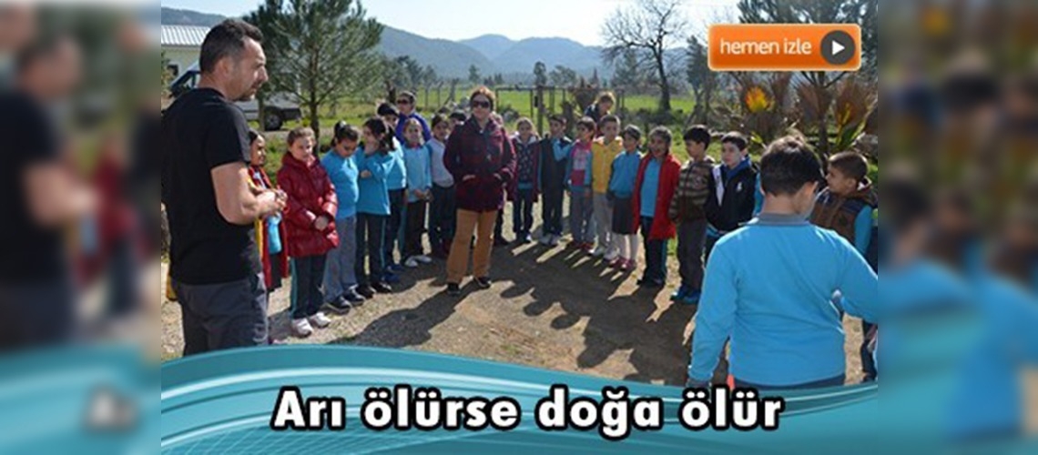 Öğrenciler arı çiftçiliğinde ballı bir gün geçirdi