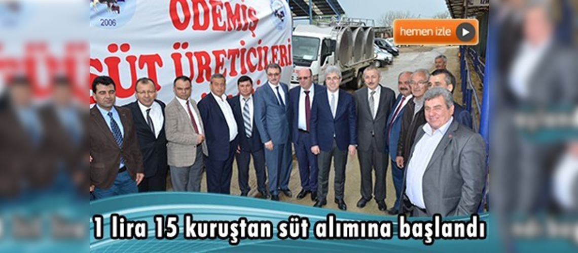 Et ve Süt Kurumu İzmir'de süt alımına başladı