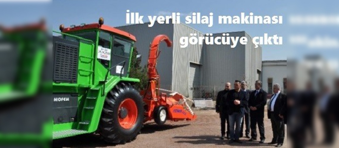 İlk yerli silaj makinası Konya Tarım Fuarı'nda görücüye çıktı