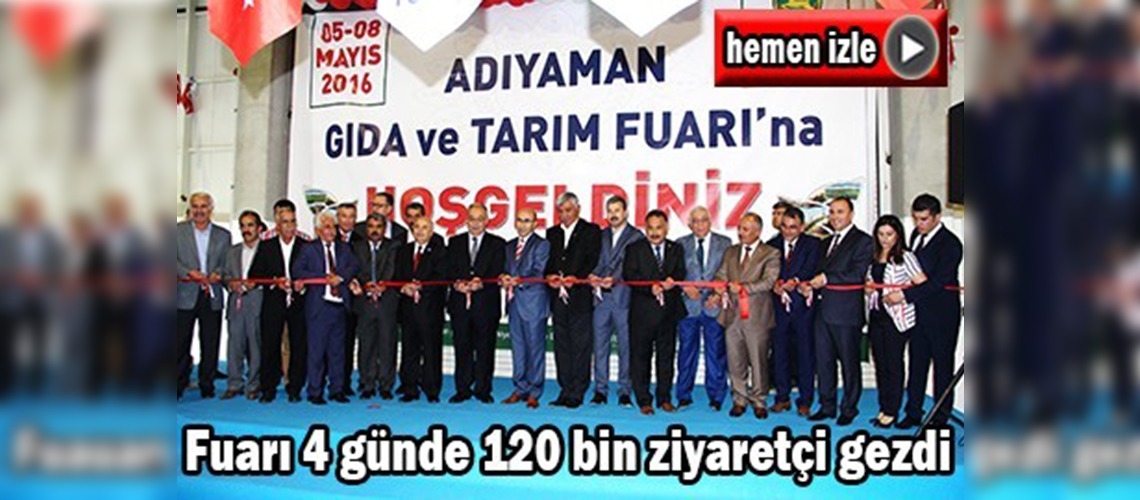 Adıyaman Tarım Fuarı'na ziyaretçi akını