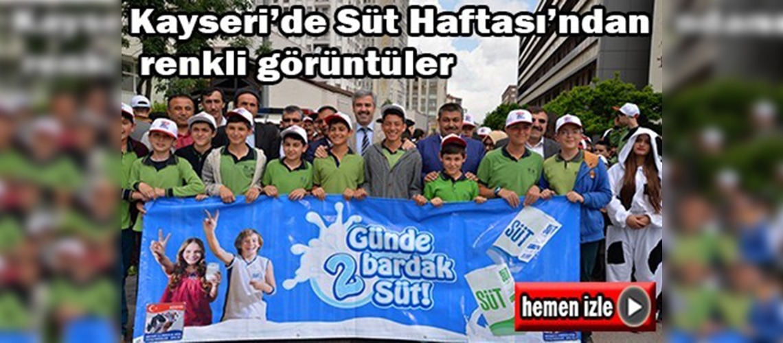 Mehter Marşı eşliğinde süt kutlaması