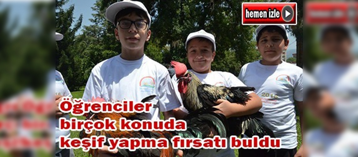 Denizlili çocuklar ''Lider Çocuk Tarım Kampı'nda'' buluştu