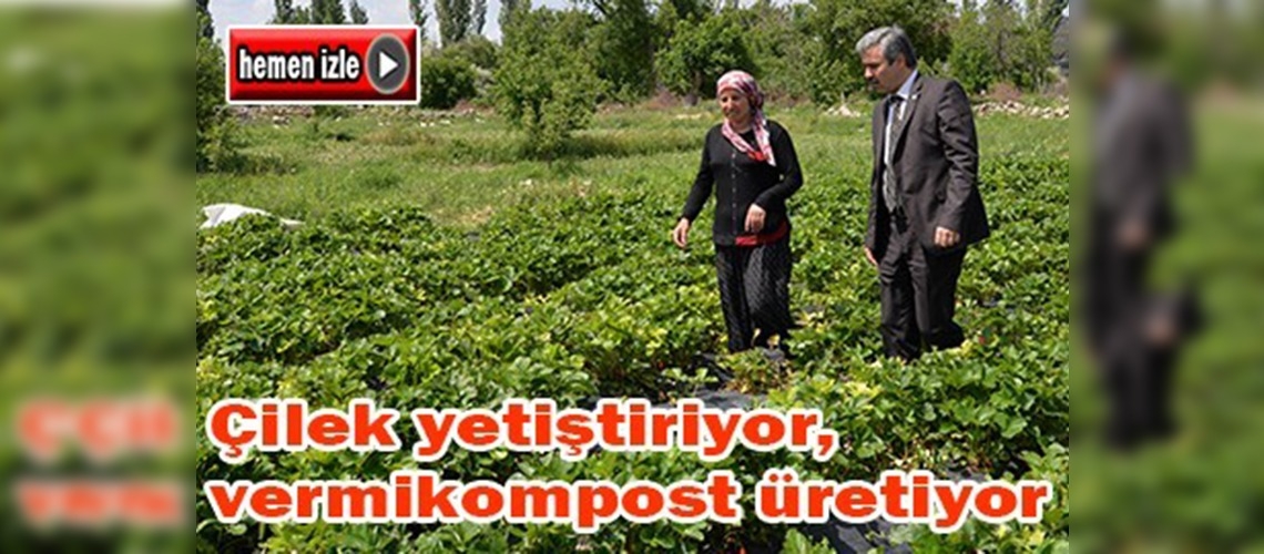 Kayseri İl Müdürü'nden kadın üreticiye ziyaret