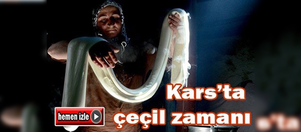 Çeçil peyniri için kazanlar yakıldı