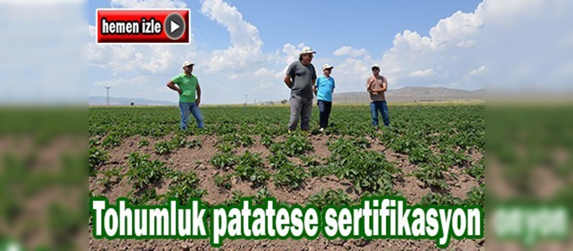 Kayseri'de tohumluk patates sertifikasyon çalışmaları yapıldı