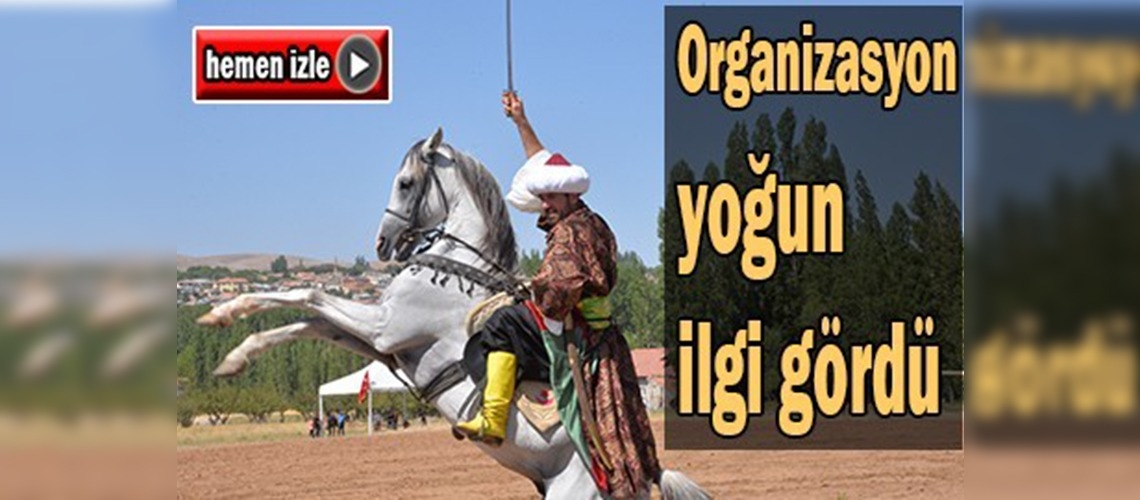 Atlı okçuluk Türkiye şampiyonası Bünyan'da 