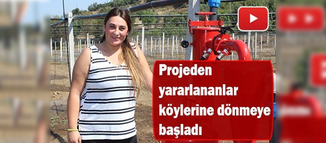 ''Genç Çiftçi Projesi'' köye geri dönüşleri artırdı