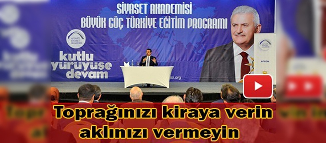 Bakan Çelik AK Parti Siyaset Akademisi'nde konuştu