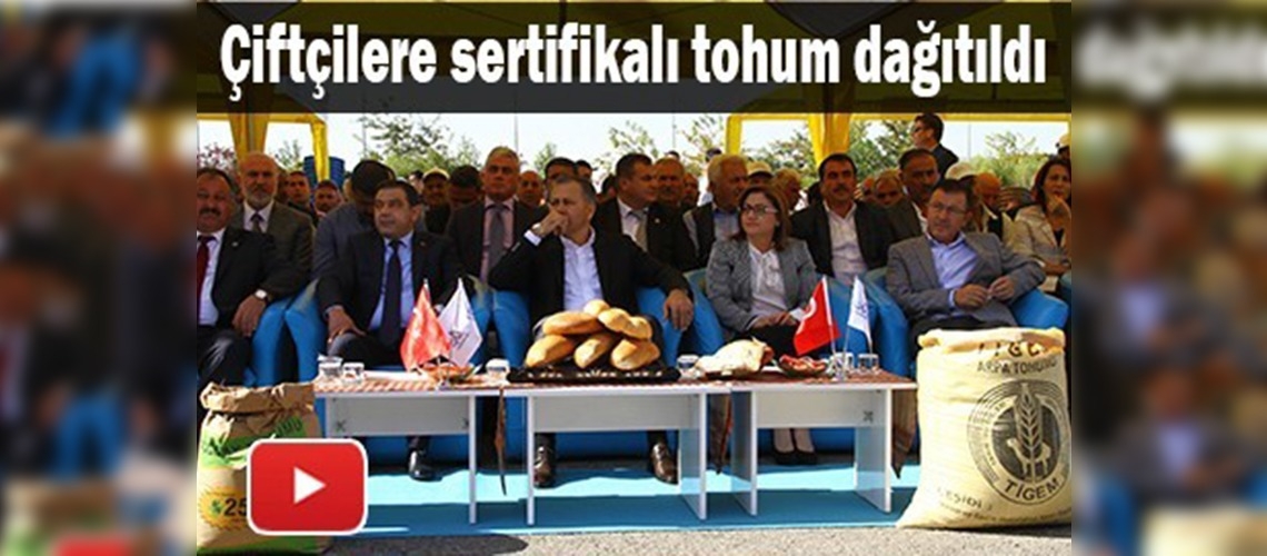 Çiftçilere 2 bin ton sertifikalı tohum dağıtıldı