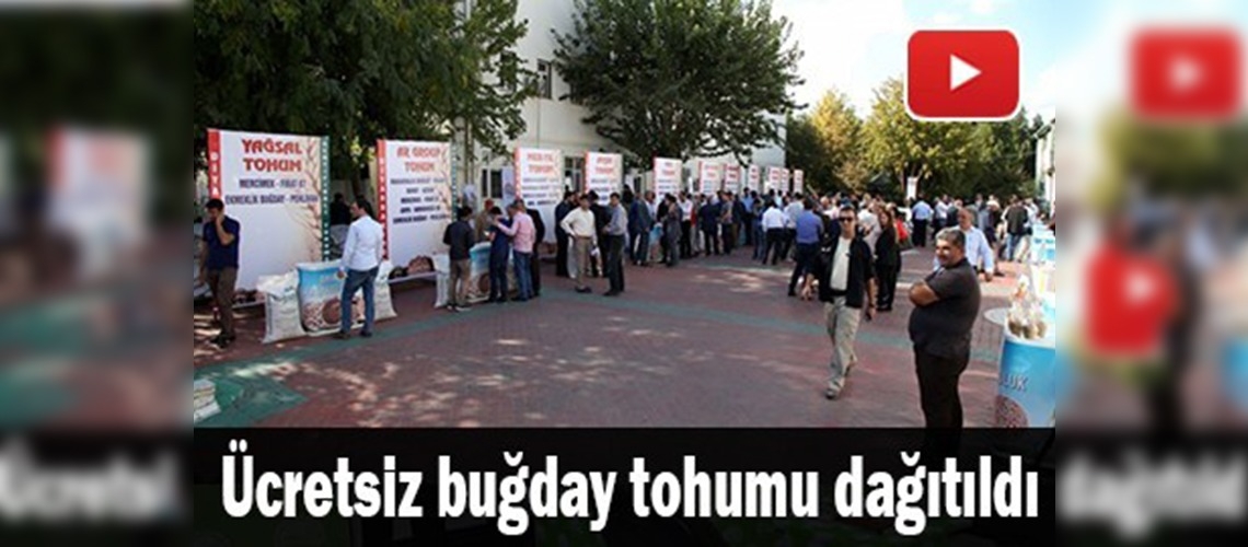 Diyarbakırlı çiftçiye ücretsiz sertifikalı tohum