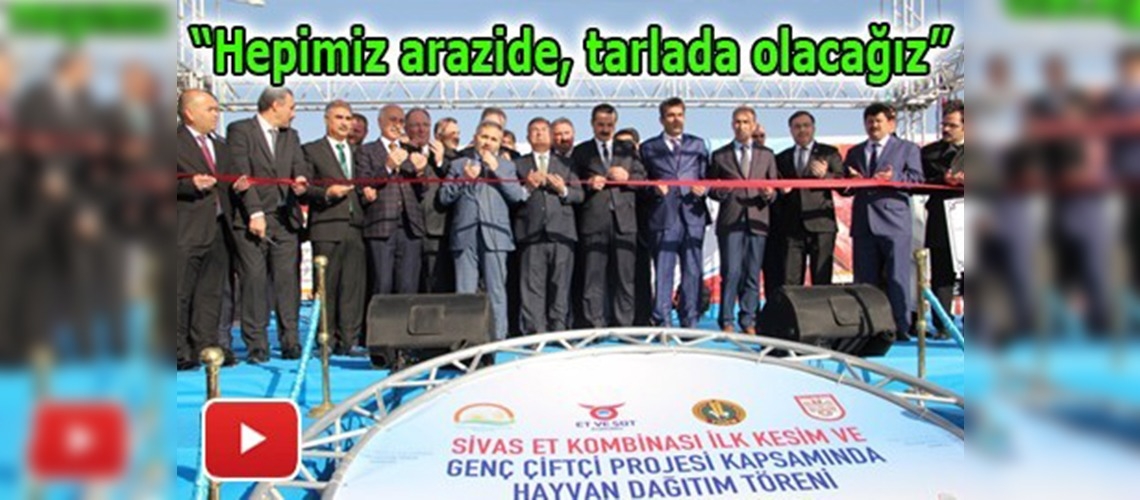 Bakan Çelik Sivas'ta konuştu