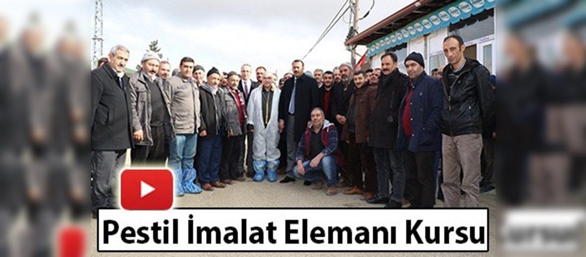 Elazığ'da pestil imalatı elemanı kursu