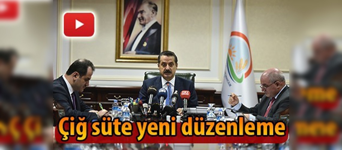 Çiğ süte yeni düzenleme 