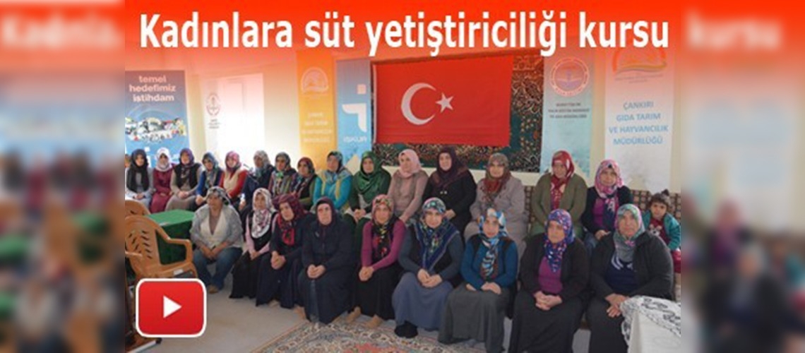 Çankırı'da kadın çiftçilere sertifika