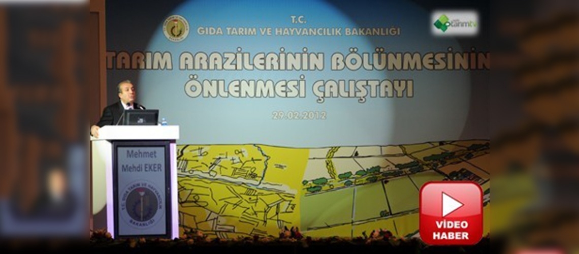 Tarım arazilerinin bölünmesinin önüne geçilecek