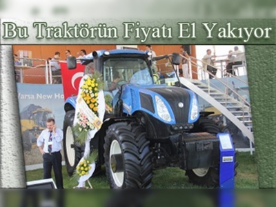 Bu traktör kendi kendine tarla sürüyor!