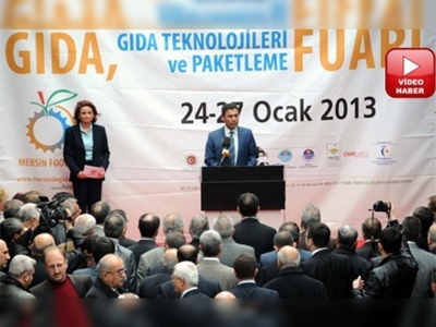 Mersin 7. Uluslararası Gıda Fuarı açıldı